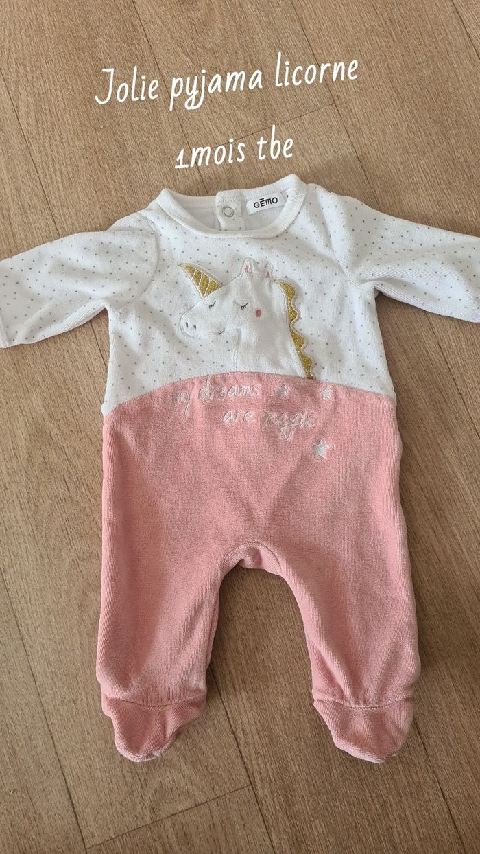 Pyjama licorne