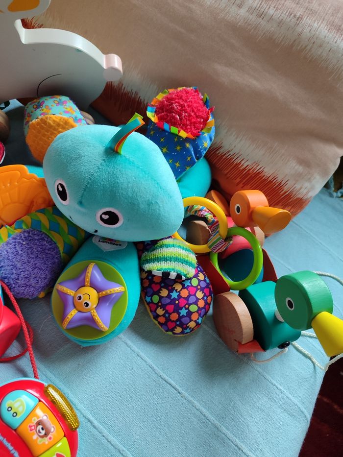 Lot jouets eveil lamaze janod tut tut bolide - photo numéro 5