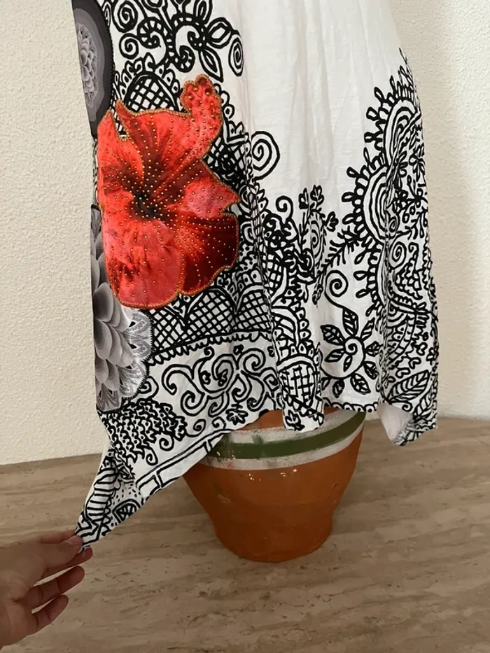 Robe légère Desigual multicolore taille 36 - photo numéro 4