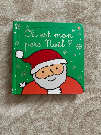 Livre bébé Où est mon père Noël ?