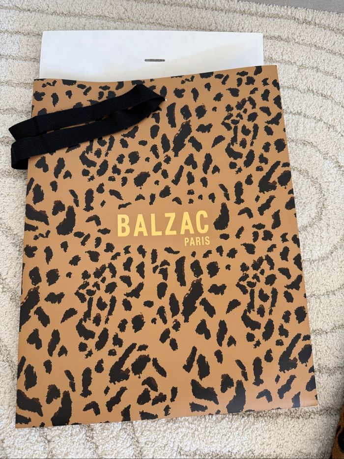 Cabas leopard balzac paris avec pochette cadeau - photo numéro 4