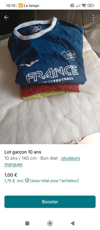 Lot 10 ans