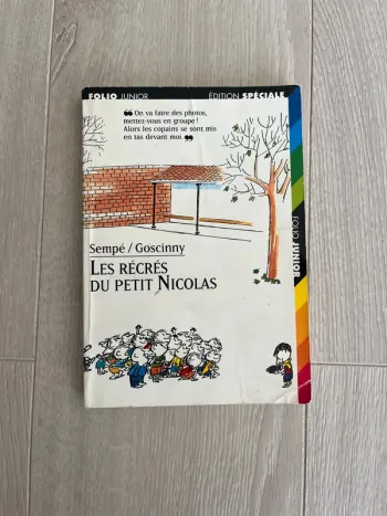 Livre les récrés du petit Nicolas - sempé/goscinny folio junior