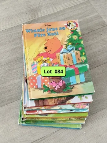 Lot retro de 8 tomes Disney club du livre années 90 L084