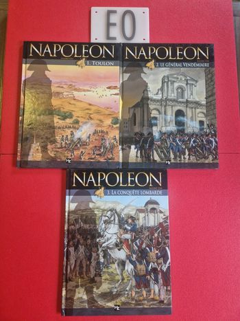 Lot de 3 bd napoléon 1 à 3,EO