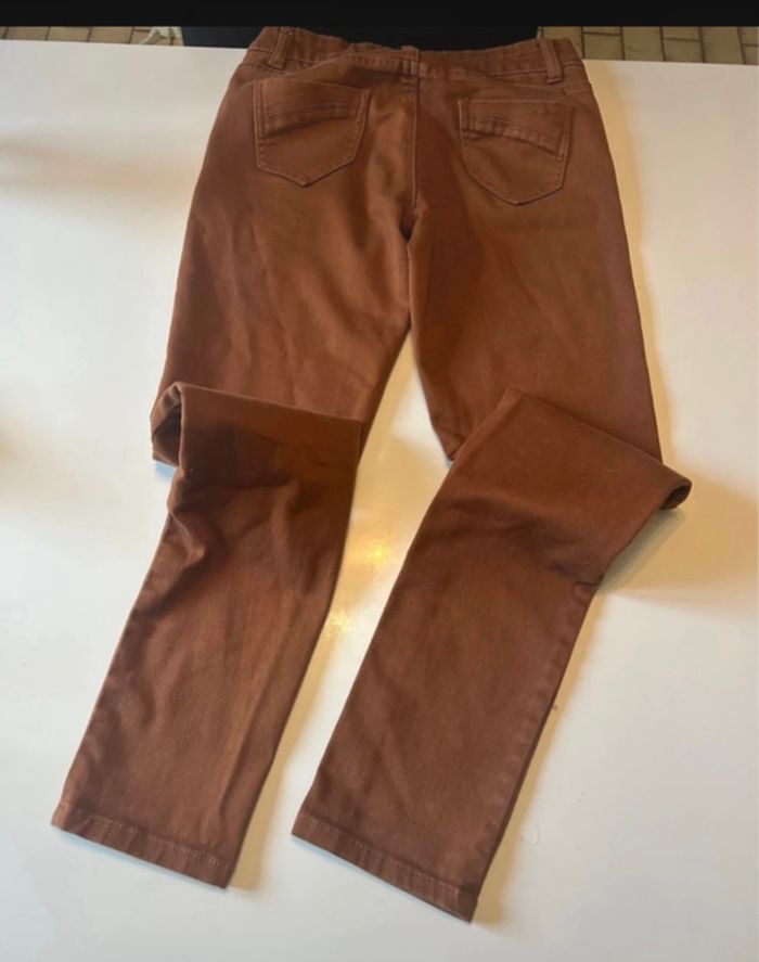 Jean pour femme très bon état taille 38 couleur camel / marron - photo numéro 6