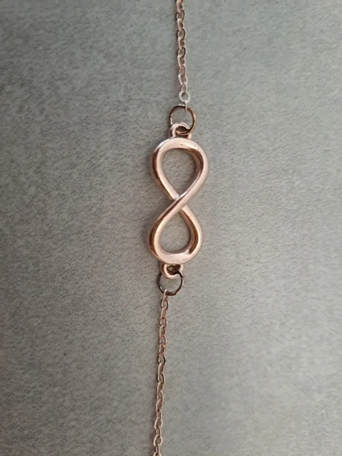 Superbe Lot de 2 Bracelets "Infini" dans sachet organza - photo numéro 2