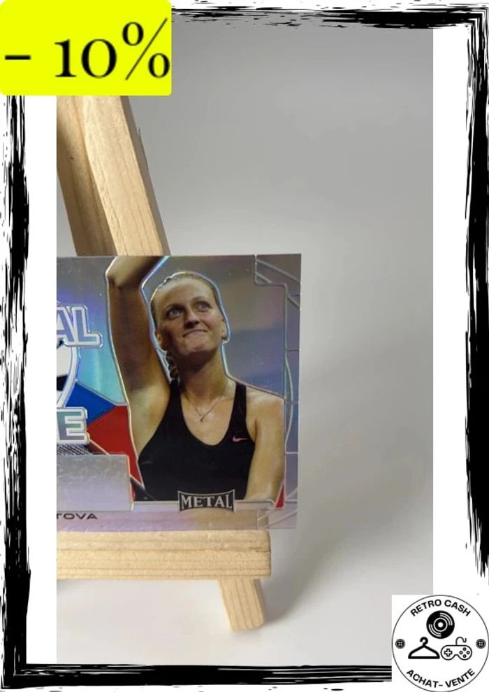 2016 feuilles métalliques tennis Petra Kvitova National metal Pride auto - photo numéro 3