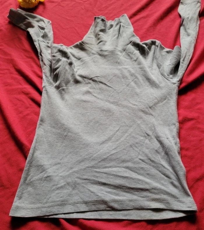 Tee shirt manche longue Col roulé - photo numéro 3