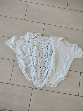 3 bodys manches courtes