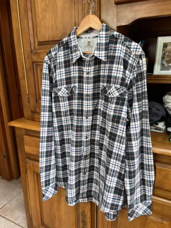 Chemise à carreaux timberland