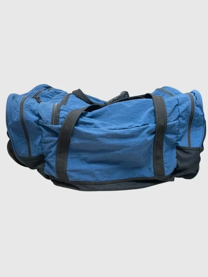Kiva Tour navy blue Duffel Bag Travel Gym Bag Luggage Carry On Vintage 130L - photo numéro 2