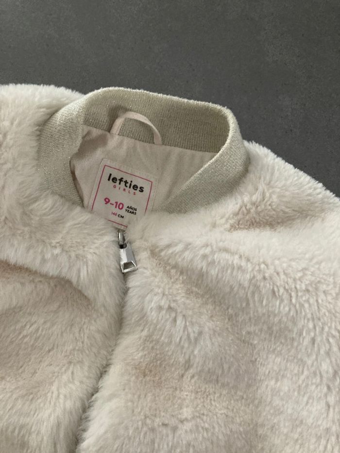 Veste manteau vêtement fille enfant taille 9 10 ans lefties - photo numéro 2