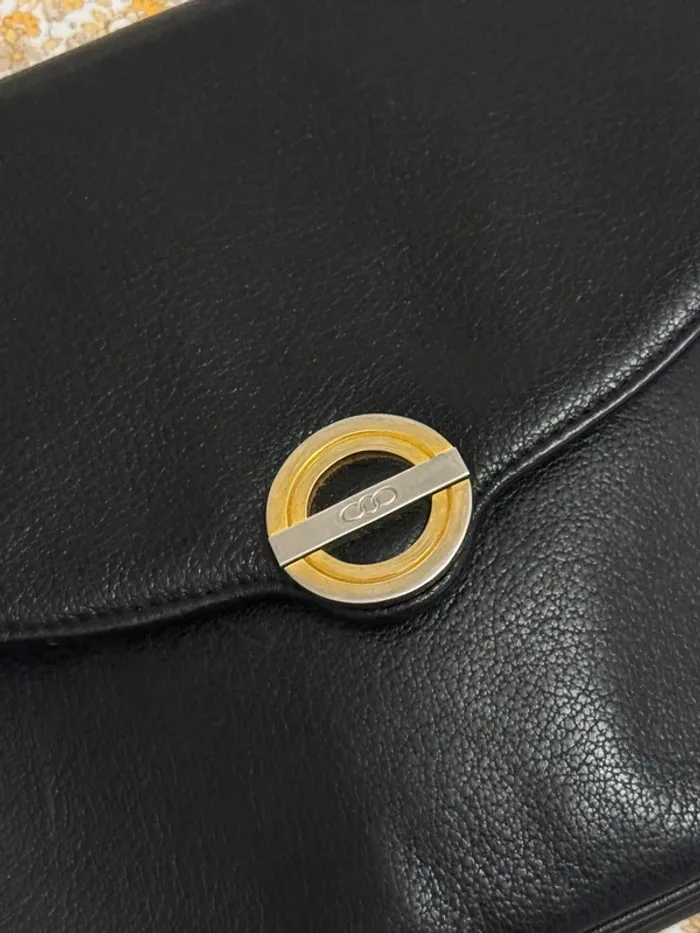Sac pourchet cuir vintage année 80 - photo numéro 3