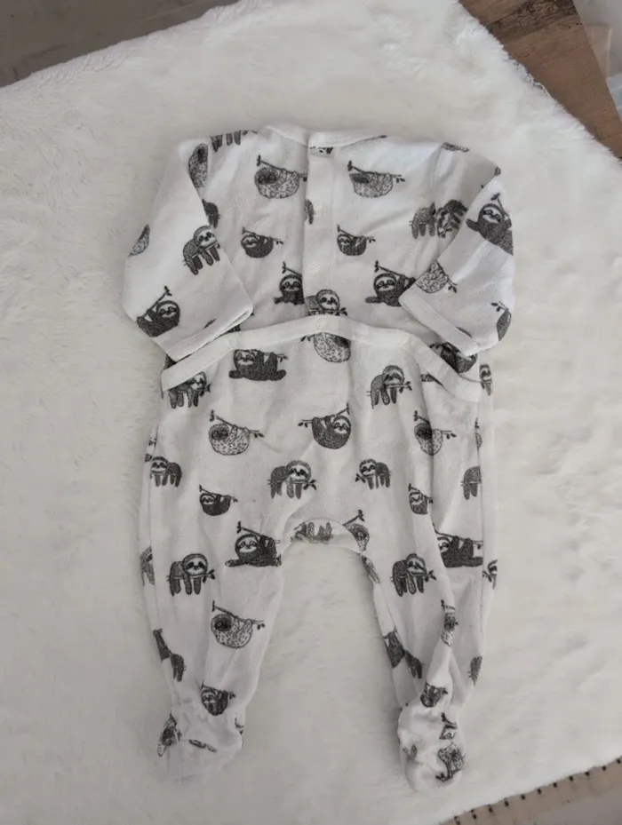 Pyjama paresseux 3 mois - photo numéro 4