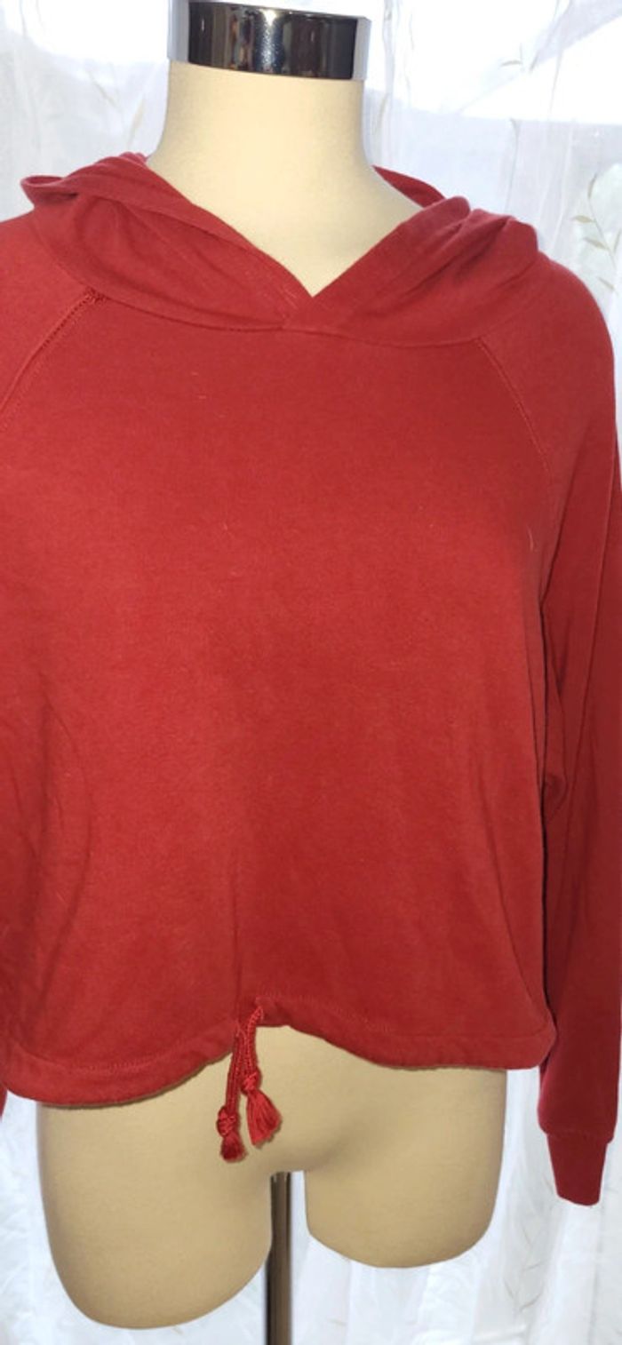 Sweat à capuche court H&M taille M - photo numéro 3