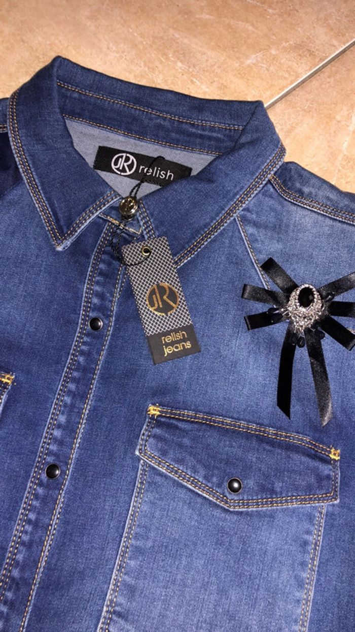 Chemise en jeans - photo numéro 2