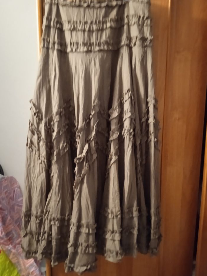 Jolie jupe longue kaki en tbe Alibi Vintage taille S