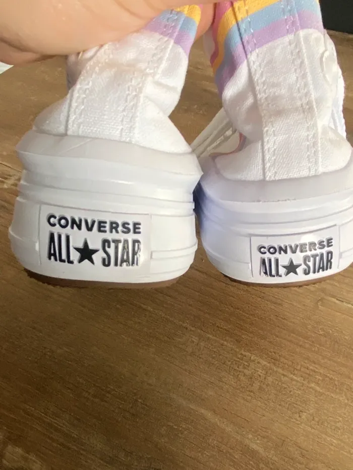 Converse arc en ciel fille - photo numéro 8