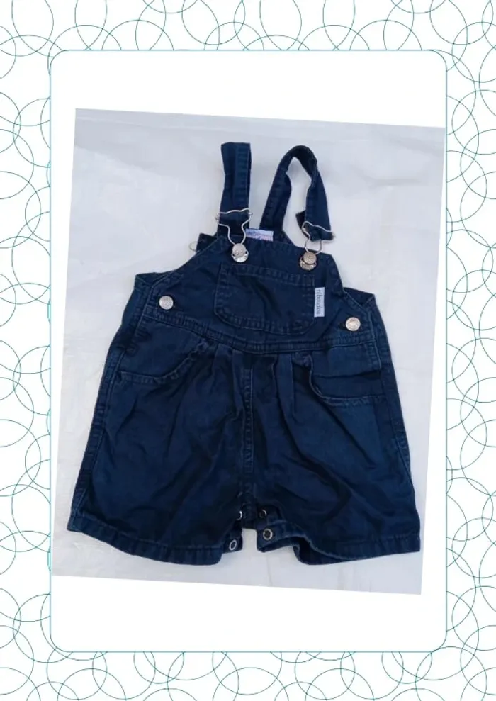Salopette-short 3-6 mois Tiboudou