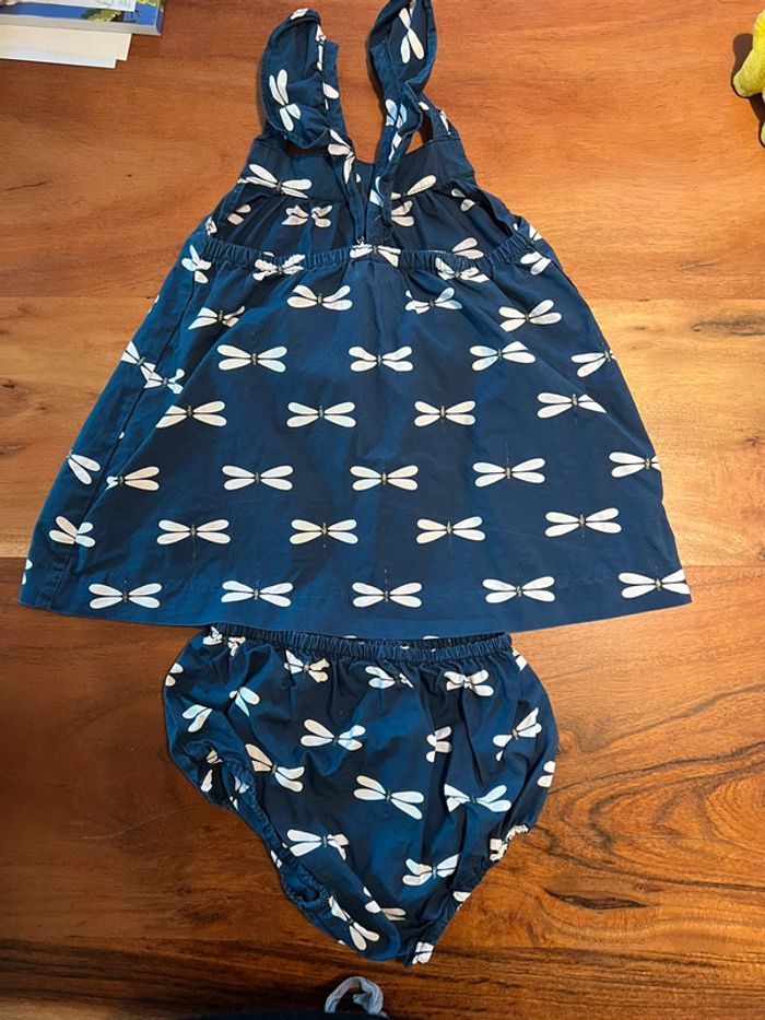 Robe + bloomer jacadi 12 mois - photo numéro 2
