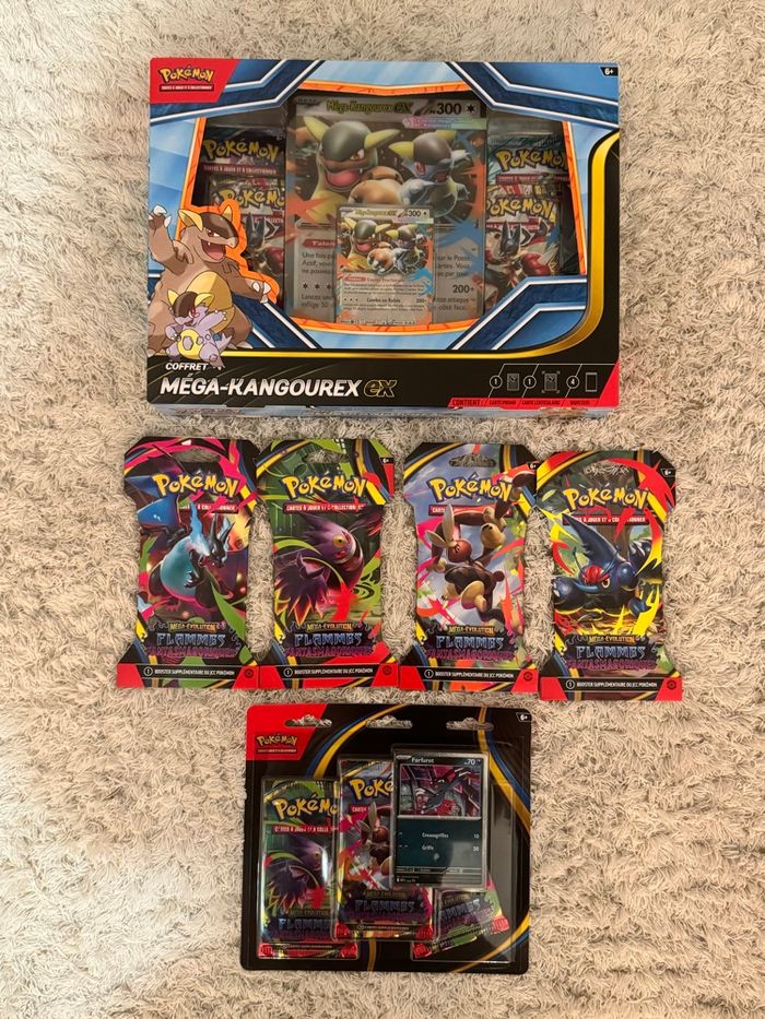 Lot 11 boosters ME01 + ME02 Pokémon