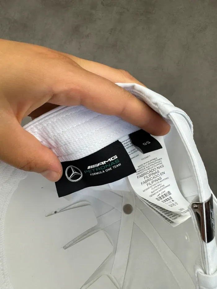 Casquette Mercedes F1 63 Russell Blanche Neuve - photo numéro 7