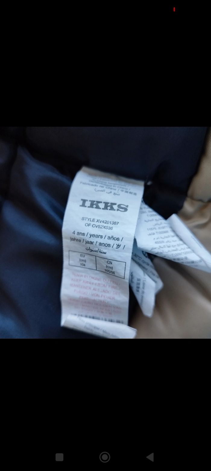 Manteau ikks - photo numéro 5