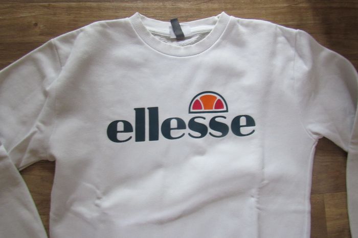 SWEAT SHIRT BLANC "ELLESSE" - TAILLE XS - n°03 - photo numéro 2