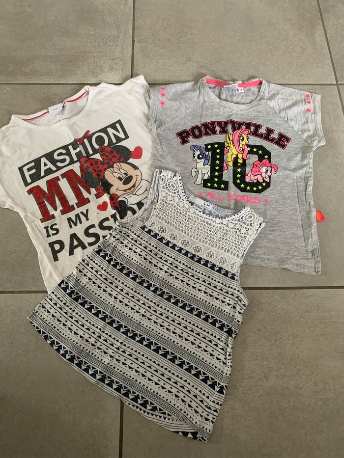Lot 3 te shirt 5 ans