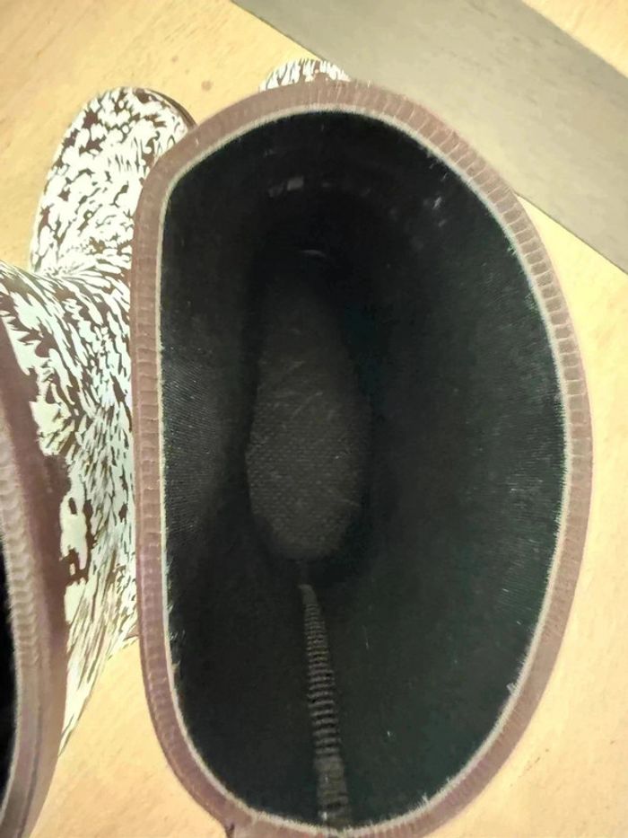 Bottines Aigle imprimé léopard - Taille 36 - Neuves sans étiquette - photo numéro 6