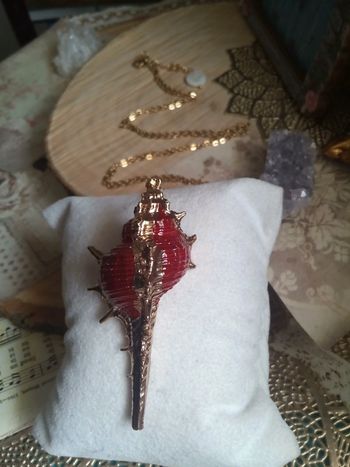 Collier sautoir bohème c.o.q.u.i.ll.a.g.e naturel