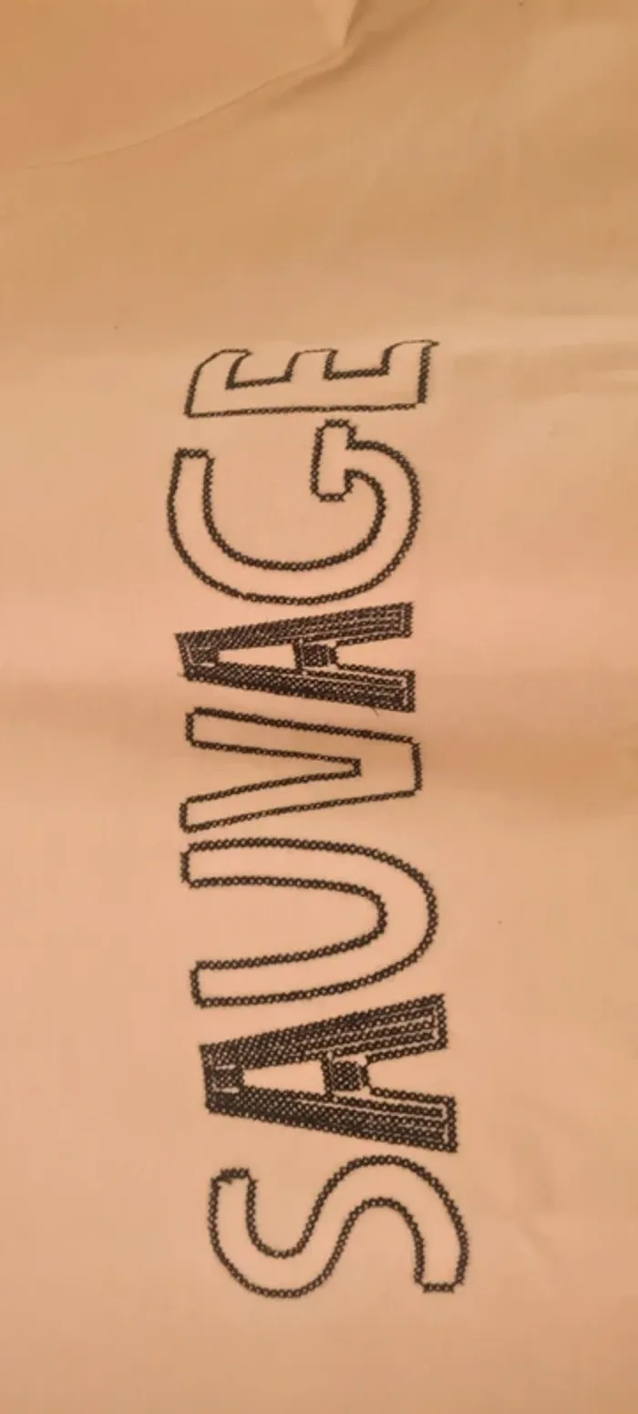 T-shirt blanc Sauvage Monoprix - photo numéro 3