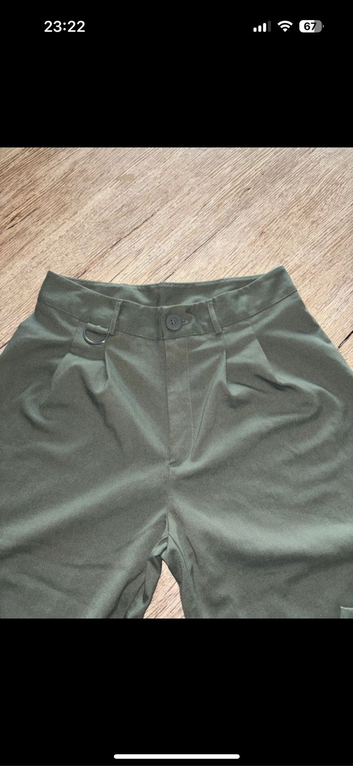 Pantalon cargo à jambes larges - photo numéro 4