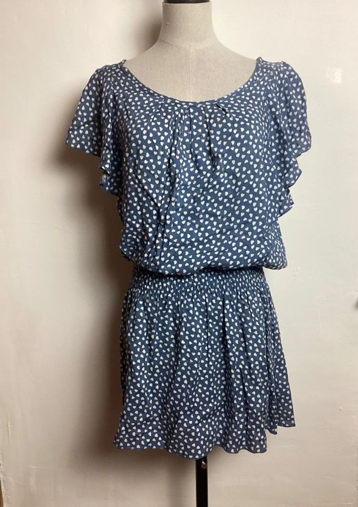 Robe bleue à motifs Taleyo 38