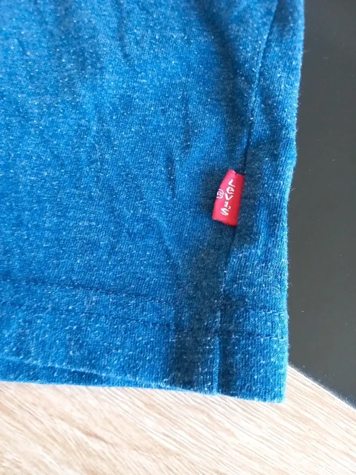 Tee-shirt bleu Levi's 8/10 ans - photo numéro 5