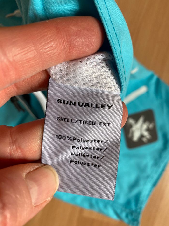 Beau short de bain/boardshort bleu turquoise T. 8 ans garçon neuf avec étiquette - photo numéro 9