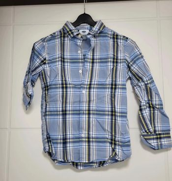 Chemise à carreaux manches longues