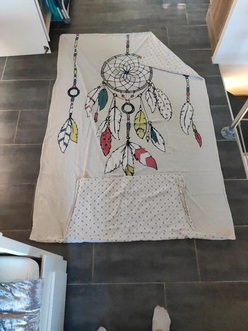 Housse de couette 1 place réversible