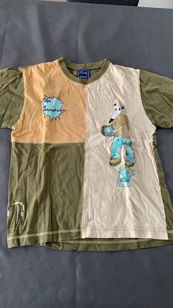 Tee Shirt kaki 12 ans motif