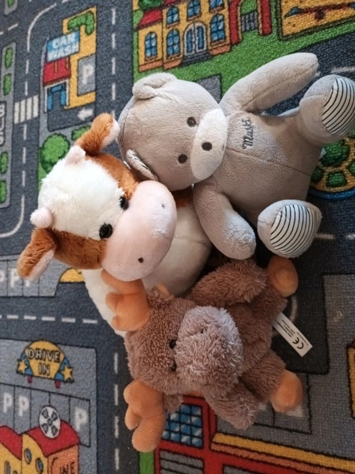 Lot 3 peluches - photo numéro 2