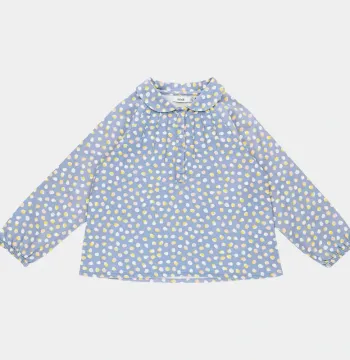 Blouse à manches longues 24 mois en coton Knot