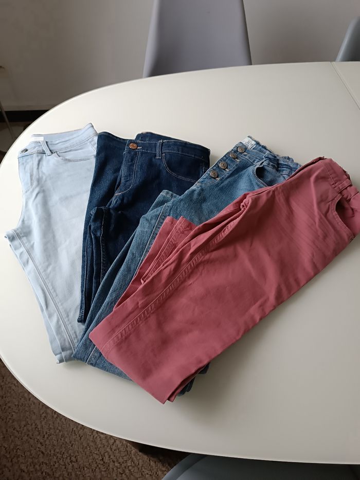 Lot jeans fille