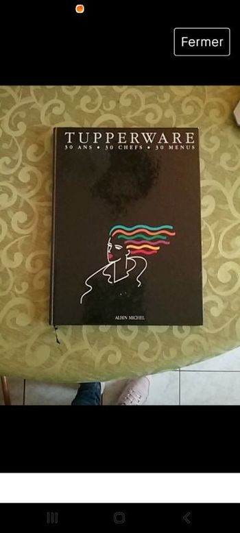 Livres menus tupperware