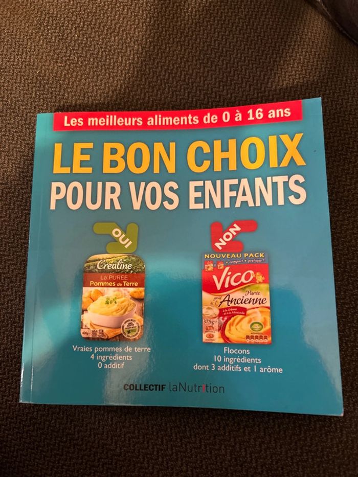Livre le bon choix pour vos enfants