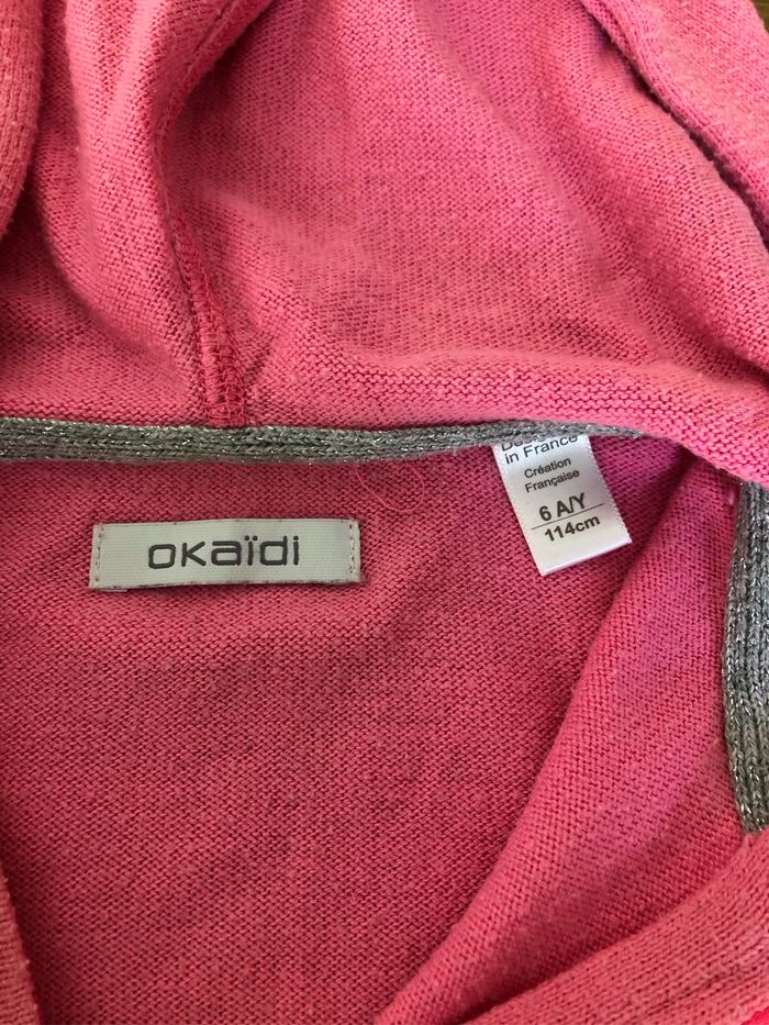 Gilet rose 6 ans plaisir - photo numéro 2