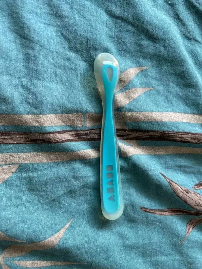 Cuillère bébé plastique beaba - photo numéro 2