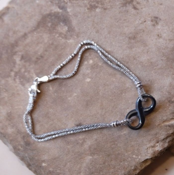 Bracelet infini en argent 925