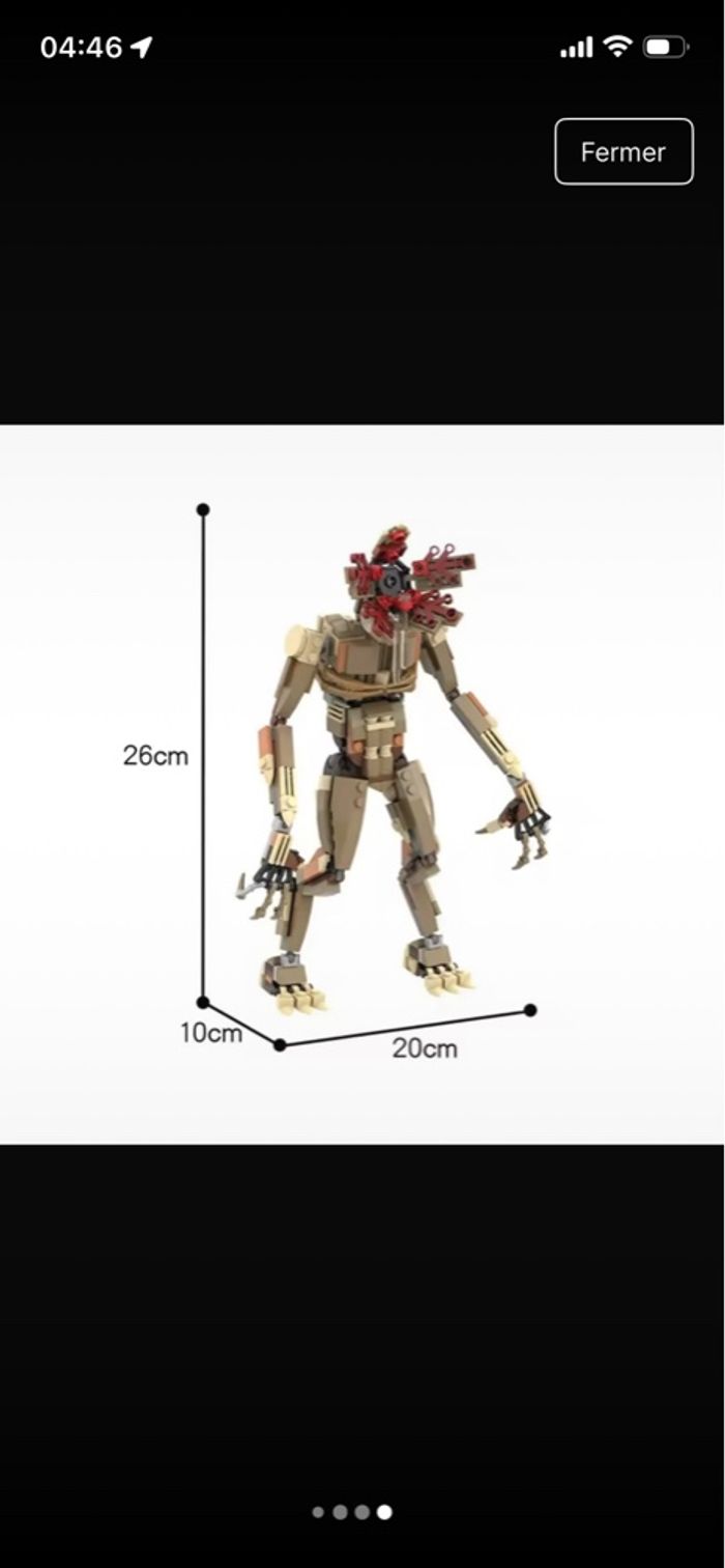 Demogorgon Stranger Things type lego XXL - photo numéro 5