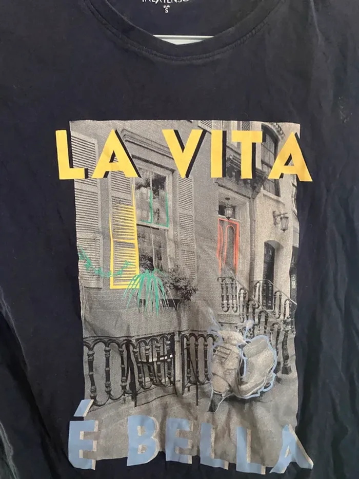 T-shirt homme In extenso taille  S – La Vita è Bella” - photo numéro 3